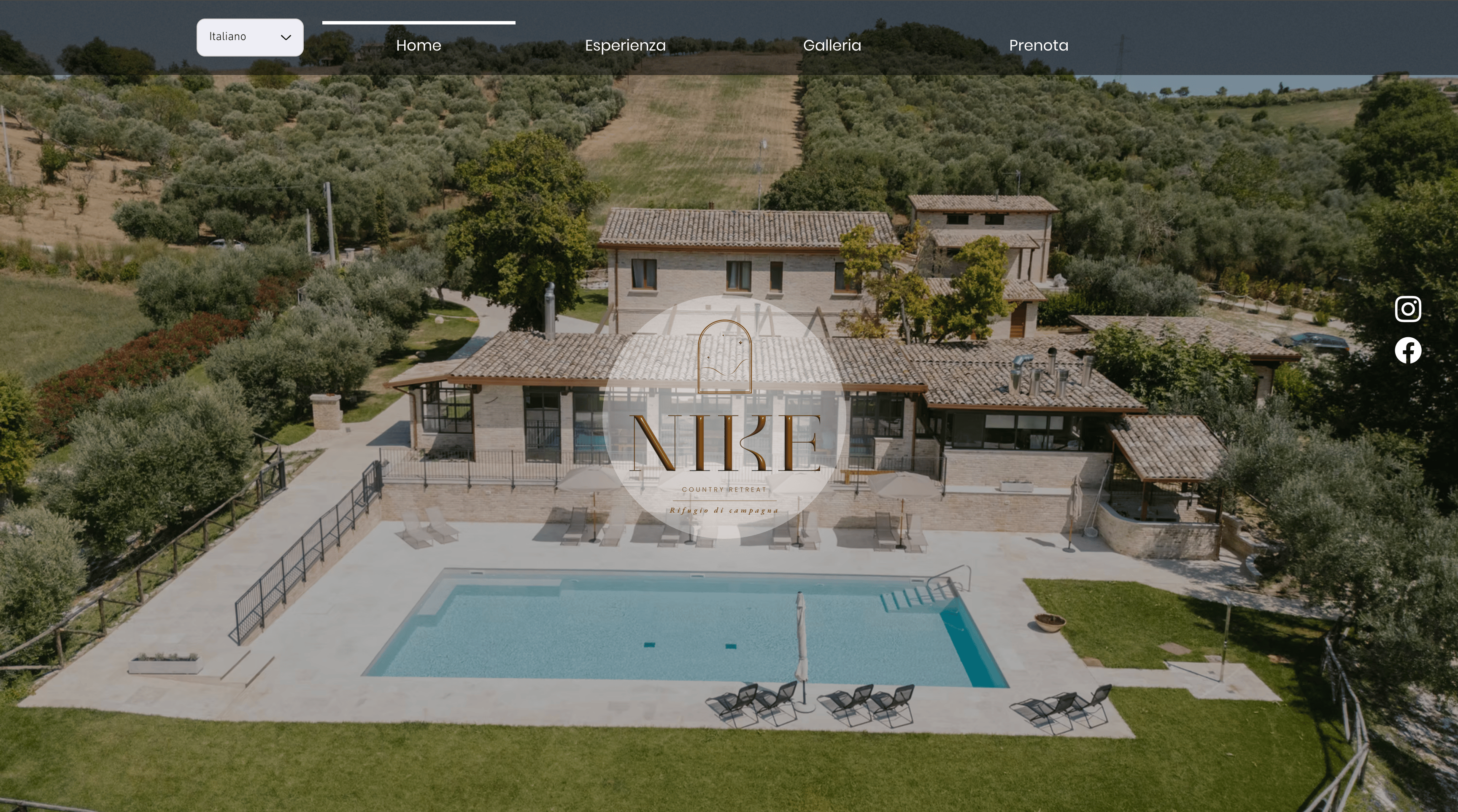 Nike Country Retreat — sito web
